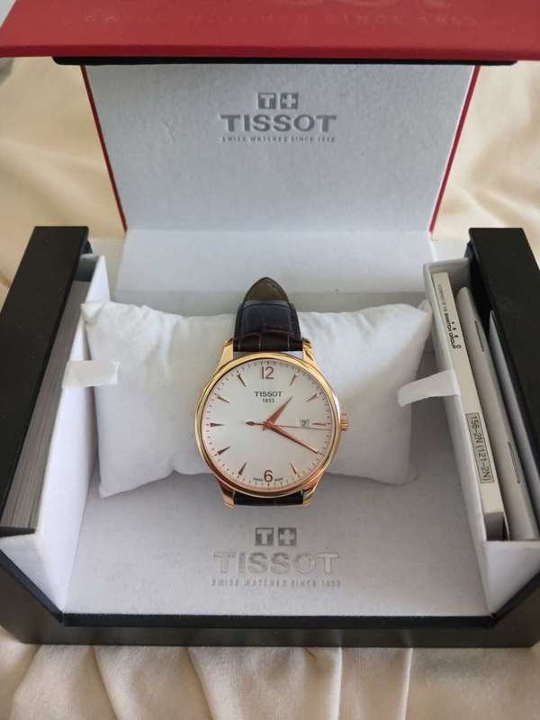 Tissot 063610 Mens Gold Watch