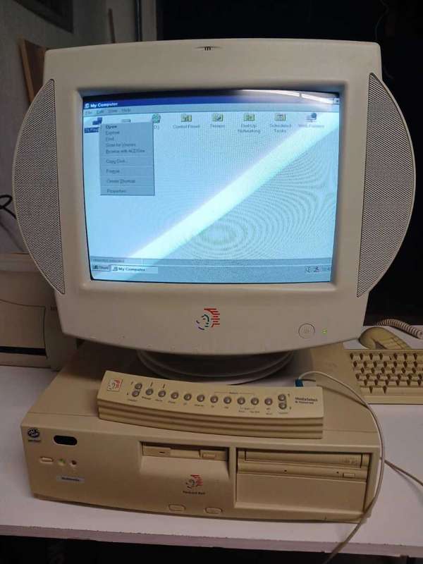 Packard Bell 4480 multimedia computer and Lexmark Color Printer