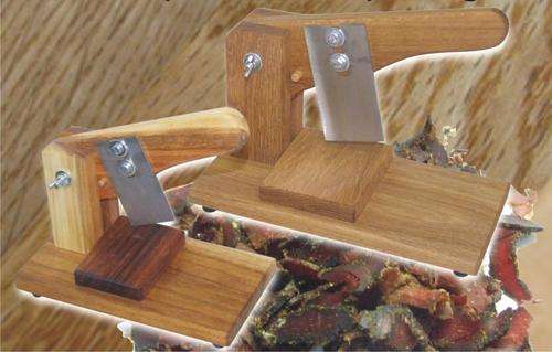 Blackwood or Oak Biltong Cutter (Small)