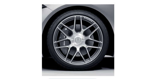 Mercedes Centre Wheel Hub Cap 75mm - Single Chrome - Silver
