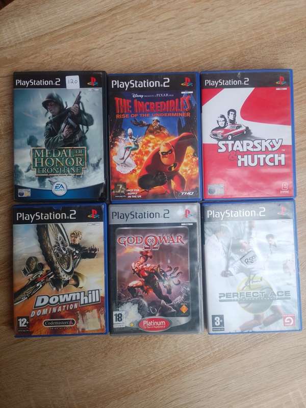 6 x PS2 games