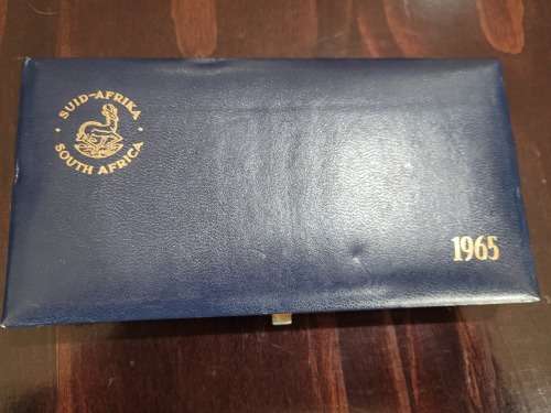 Rare Find ! 1965 SA Mint proof set ! Must have for the collector !