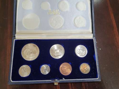 Rare Find ! 1965 SA Mint proof set ! Must have for the collector !
