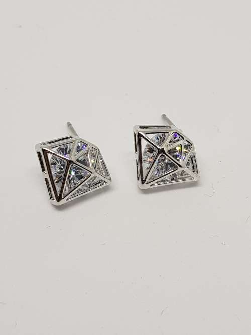 Silver earrings