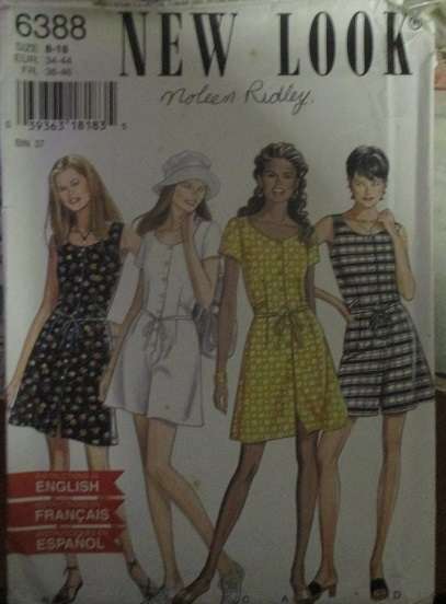 NEW LOOK PATTERN 6388 SIZE 8-18