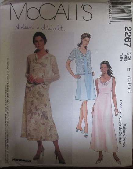 McCALLS PATTERN 2267 SIZE 14-18
