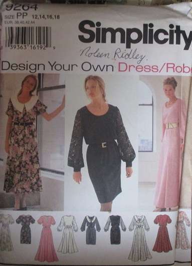 SIMPLICITY PATTERN 9264 SIZE 12-18