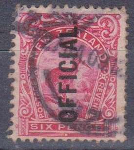 NEW ZEALAND 1909 First Pictorials and Penny Universal stamps of 1907 and 1909 Overprinted `OFFICIAL`