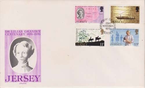 JERSEY 1976 DR. LILIAN GRANDIN FDC