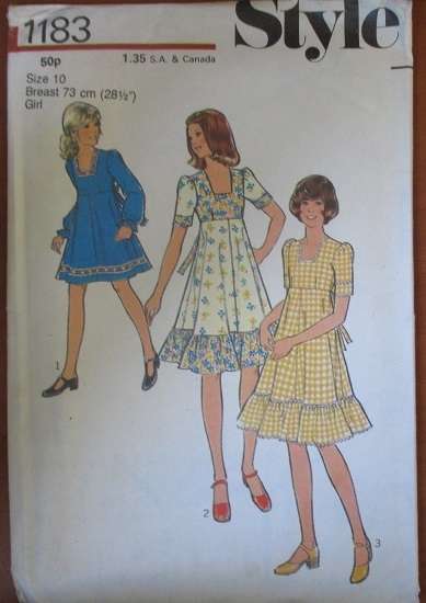 STYLE PATTERN 1183 SIZE 10