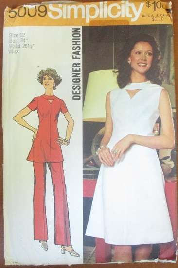 SIMPLICITY PATTERN 5009 SIZE 12