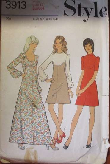 STYLE PATTERN 3913 SIZE 12