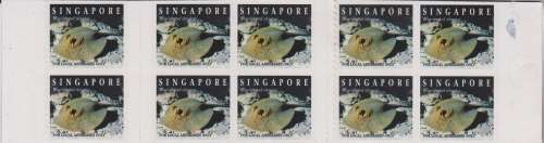 SINGAPORE CORALS AND REEF LIFE DEFINITIVE STAMP BOOK COMPLETE SELF ADHESIVE