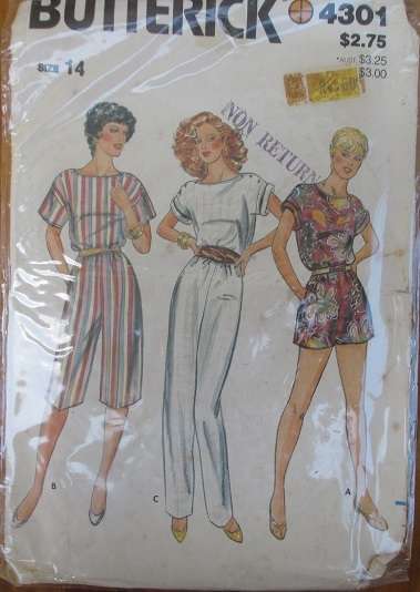 BUTTERICK PATTERN 4301 SIZE 14