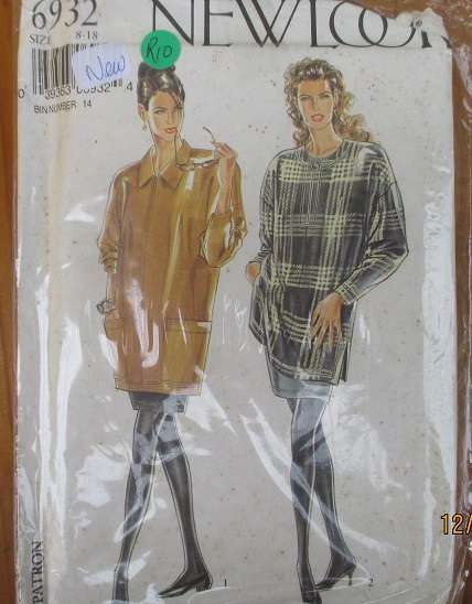 NEW LOOK PATTERN 6932 SIZE 8-18