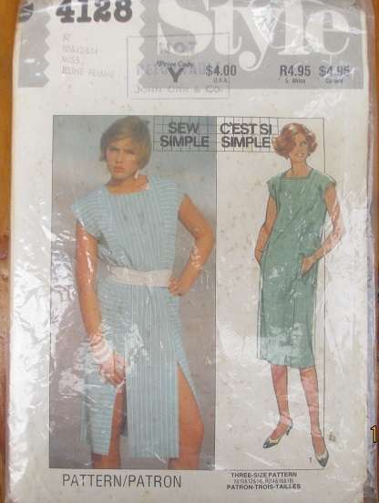 STYLE PATTERN 4128 SIZE 10-14