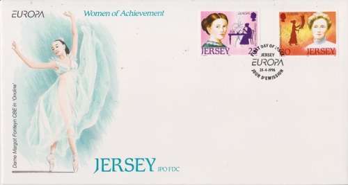 JERSEY FDC 1996 WOMEN OF ACHIEVEMENT