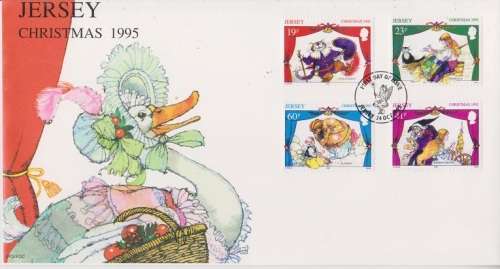 JERSEY FDC 1995 CHRISTMAS
