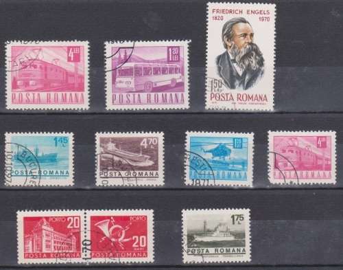 ROMANIA SELECTION BID PER STAMP TO TAKE ALL CARD EXCLUDED