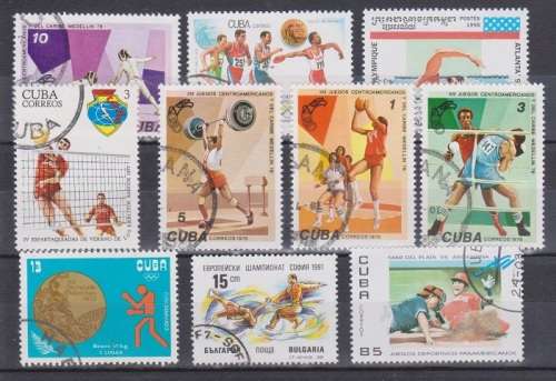 THEMATIC SPORT SELECTION BID PER STAMP TO TAKE ALL CARD EXCLUDED