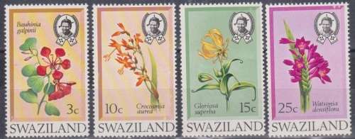 SWAZILAND 1971 Native Flowers UMM SET