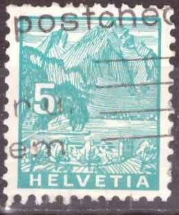 SWITZERLAND  1934 Landscapes USED