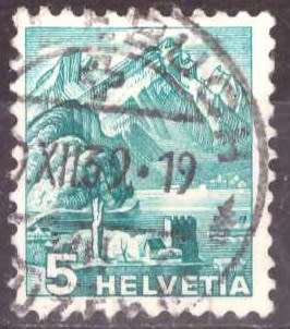 SWITZERLAND  1936 Landscapes USED