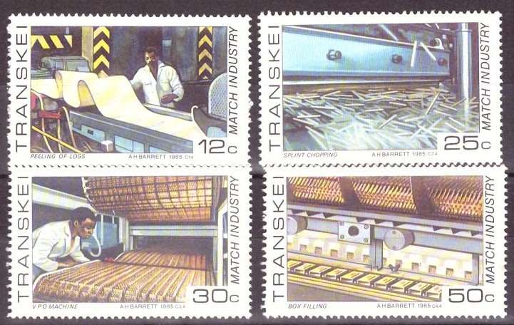 TRANSKEI 1985 MATCH FACTORY SACC 173-176 UMM SET