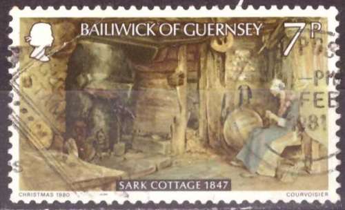 GUERNSEY  1980 Christmas Stamps USED