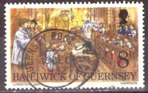 GUERNSEY  1982 Christmas Stamps USED