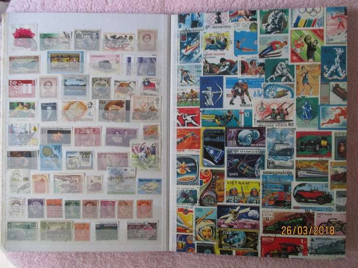CLEAN A4 STOCKBOOK FULL OF MIXED WORLD STAMPS
