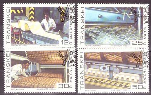 TRANSKEI 1985 MATCH FACTORY CTO SET SACC 173-176