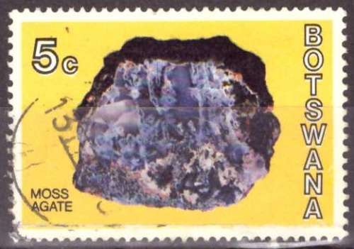 BOTSWANA  1974 Botswana Minerals USED