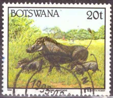 BOTSWANA  1992 Animals USED