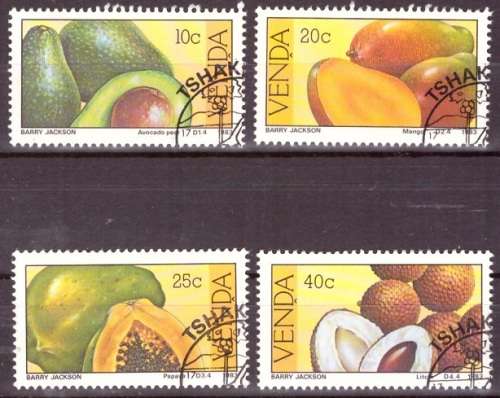 VENDA 1983 SUBTROPICAL FRUIT CTO SET