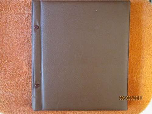 A4 CONTROL BLOCK ALBUM PRE OWNED WITH ADD WRITING IN IT