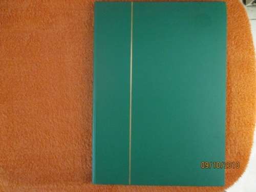 GREEN A4 CONTROL BLOCK ALBUM PRE OWNED IN AS NEW CONDITION