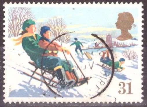GB  1990 Christmas Stamps UNH CV R27 SG 1529