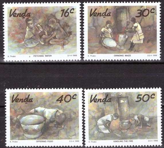VENDA  1988 Art MNH SET