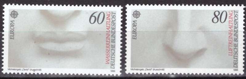 GERMANY 1986 EUROPA Stamps - Nature Conservation UMM SET CV R72 SG2128/9