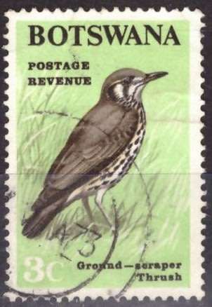 BOTSWANA 1967 Birds UNH CV R4