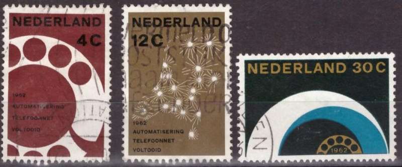NETHERLANDS 1962 The Completion of the Telephone Automation ULH CV R49