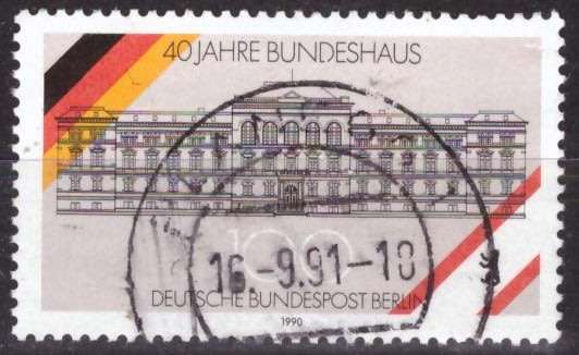 BERLIN 1990 The 40th Anniversary of the Bundeshaus in Berlin UNH SET CV R63 SG B841