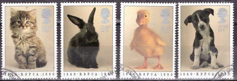 GB 1990 The 150th Anniversary of the Royal Society for Prevention of Cruelty to Animals UNH SET R76