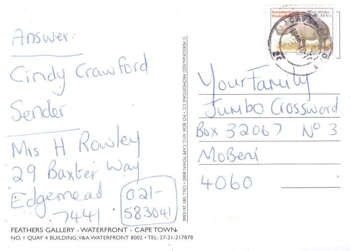 OLD USED POST CARD