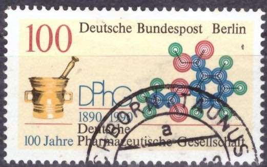 BERLIN 1990 The 100th Anniversary of the Pharmaceutical Society UNH CV R94.50 SG B850