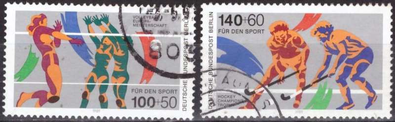 BERLIN 1989 Sports UNH SET CV R175.50 SG B817/8