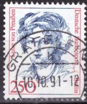 BERLIN 1988 Famous Women UNH CV R648 SG B745