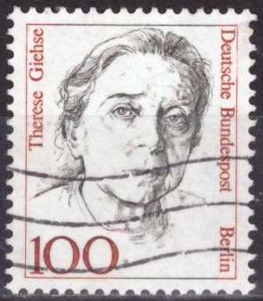 BERLIN 1988 Famous Women UNH CV R45 SG B739