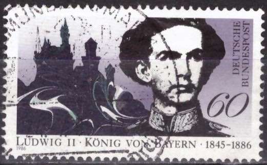 GERMANY 1986 The 100th Anniversary of the Death of King Ludwig II of Bayern UNH CV R14.40 SG 2127